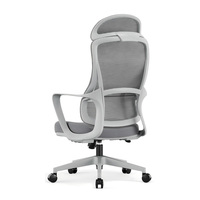 Chaise de bureau ergonomique moderne de luxe à dossier haut, respirante, pivotante, personnalisable, pour soulager la fatigue des longues heures de position assise