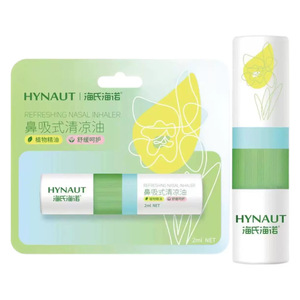 El bálsamo refrescante de doble uso con sabor a menta y limón de Haier es compacto, portátil, calmante y suave. Es un producto nasal a base de plantas - Product Image 2