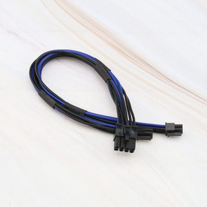 Câble d'alimentation répartiteur PCI-E Y 18AWG double mini 6 broches mâle à 8 broches pour carte graphique compatible avec <span class=keywords><strong>Mac</strong></span> Pro et <span class=keywords><strong>Power</strong></span> <span class=keywords><strong>Mac</strong></span> <span class=keywords><strong>G5</strong></span> - Product Image 4