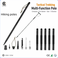 Couteau de poche pliable 8 en 1 en acier inoxydable usiné CNC sur mesure, accessoire pour le camping, la randonnée et les activités de plein air