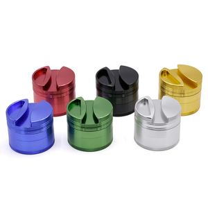 Nuevo Molinillo de Aluminio de 4 Piezas, Estilo Simple, Extra Grande, con Logotipo Personalizable para Venta al Por Mayor, Llegada en 2025 - Product Image 5