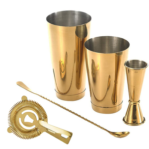 Wuyi Camol Tùy Chỉnh Màu Sắc 5Pcs <span class=keywords><strong>Boston</strong></span> Cocktail <span class=keywords><strong>Shaker</strong></span> Set-750/600Ml <span class=keywords><strong>Shaker</strong></span> Để Lọc-Thanh Công Cụ Kit <span class=keywords><strong>Boston</strong></span> Cocktail <span class=keywords><strong>Shaker</strong></span> - Product Image 2