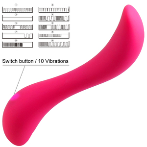GREAT FORCE Vibratore Massaggiatore per Donne, Giocattolo per Adulti in <span class=keywords><strong>Silicone</strong></span>, Mini <span class=keywords><strong>Sex</strong></span> <span class=keywords><strong>Toy</strong></span> - Product Image 2