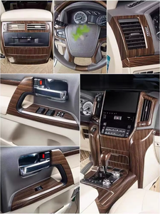 Pour <span class=keywords><strong>Toyota</strong></span> <span class=keywords><strong>Land</strong></span> <span class=keywords><strong>Cruiser</strong></span> LC200 2016-2020, accessoires décoratifs spéciaux en bois de pêche modifiés pour le contrôle central de <span class=keywords><strong>la</strong></span> boîte de vitesses - Product Image 4