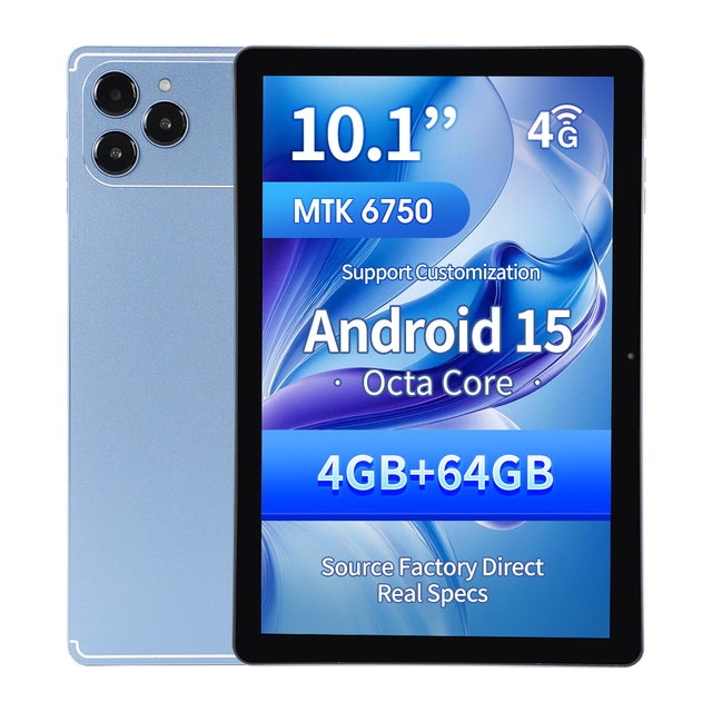 Custom MTK 10.1 Inch Android Tablet 4gb+64gb 10 Inch Tablet Android 1280*800 Screen Tablet with 6000 Mah Battery