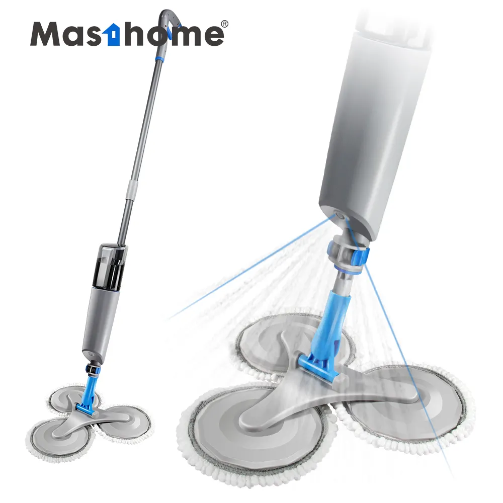 Masthome Household easy cleaning microfiber flat mop 3 In 1 Magic mop with spray