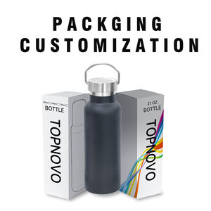 Bouteille d'eau sport isotherme à large ouverture en acier inoxydable, personnalisable, nouveau produit très demandé, avec poignée - Product Image 6