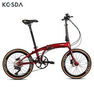 Kosda Xe đạp gấp <span class=keywords><strong>22</strong></span> inch Xe đạp Phanh đĩa hợp kim nhôm 10 tốc độ 451 bánh xe dành cho người lớn tuổi teen đô thị gấp xe đạp - Product Image 2