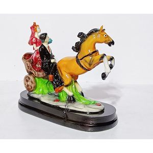 Gran estilo Vintage caballo carro escultura estatua hermoso momento recordado mejores regalos para el Día de San Valentín aniversario bodas - Product Image 3