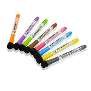 Ensemble de stylos marqueurs effaçables à sec magnétiques rechargeables personnalisés avec gomme - Product Image 4