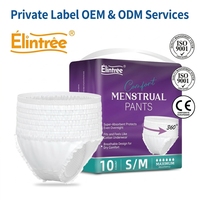 Elintree Einweg-Periodenunterwäsche für Frauen & Teenager-Mädchen Private Label Kundenspezifischer Großhandel
