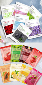 มาส์กหน้าผลไม้ธรรมชาติ บลูเบอร์รี่ ลาเวนเดอร์ ว่านหางจระเข้ กุหลาบ ชาเขียว บำรุงผิวหน้า ช่วยให้ความชุ่มชื้น - Product Image 6