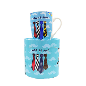 Venta al por mayor de la taza de café de cerámica con embalaje mejor regalo para España, Día <span class=keywords><strong>del</strong></span> <span class=keywords><strong>Padre</strong></span> - Product Image 2
