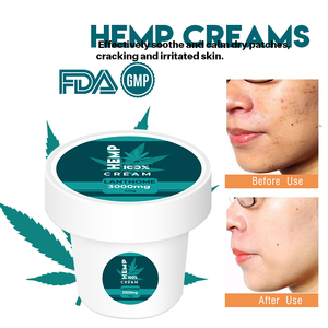 Etiqueta privada Crema curativa de cáñamo orgánico Extracto de cáñamo Crema de cáñamo CBD Alivio del dolor Cuidado de la piel pa - Product Image 4