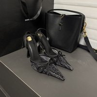 Tacones Altos con Punta de Goma (6-8cm) con una Sola Tira y Diseño de Piel de Serpiente