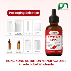 Suplementos Herbales de Marca Privada para la Salud Inmunológica, el Metabolismo y la Función Digestiva, Gotas Líquidas de Tintura de Pimienta de Cayena - Product Image 6