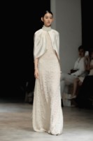 Robes longues élégantes pour femmes, modèle LACE BLOOM GOWN DRESS, 500 grammes, toutes saisons, noir, beige, maxi, manches courtes, longues, standard.