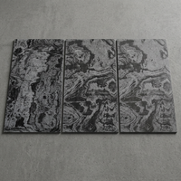 Revêtement mural en pierre, placage de marbre, feuille de placage en pierre/quartzite, garantie plus de 5 ans, murs et plafonds intérieurs modernes rétroéclairés