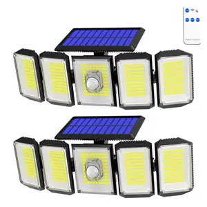 Led 태양 광 조명 야외 방수 자리 IP65 7W LED 볼라드 태양 광 정원 조명 전면 도어 마당 차고 정원 태양 광 조명