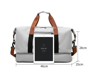 Sac à dos de voyage imperméable de grande capacité en nylon de haute qualité, impression de logo personnalisé, vente en gros, sac de sport promotionnel - Product Image 3