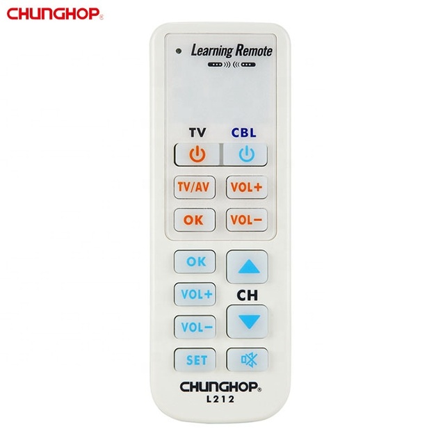 CHUNGHOP L212 Customization Appliance SAT TV Projector Universal Ir Learning Remote Control