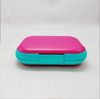 Boîte à lunch thermique personnalisée 2023 étanche 4 compartiments en plastique Tritan écologique sans BPA pour écoliers bento pour enfants