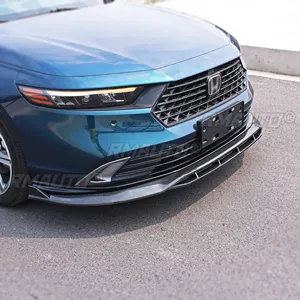Accord Front Bumper <b>Lip</b> Matte Black Sport Style Bumper <b>Splitter</b> Body Kit for Honda Accord 11th Gen 2023-2024 Car Accessories - Product Image 3