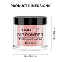 Kit de démarrage de poudre à ongles 8 couleurs Poudre acrylique à paillettes avec activateur de couche de finition de base pour manucure Kit de manucure en poudre Dip Diy Nail