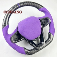 Volant personnalisé en fibre de carbone Alcantara pour BMW G38 G30 528 530i G12 G01 G02 G05 G06 G07 Volant de course