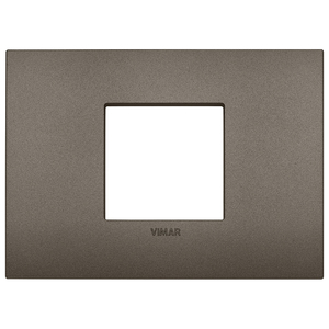 Placca Classica Vimar 2MC in Metallo 12,2x9cm - Product Image 1