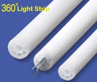 Tube en silicone, bande LED néon à 360 degrés, forme ronde, diamètre D20mm D22mm, étanche IP67, lumière LED néon flexible