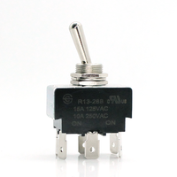 Interrupteur à bascule SPST DPST 10A 250VAC 2 broches 6 broches On-off/on-on/on-off-on 3 positions 6 broches Interrupteur momentané DPDT Bakélite Instruments