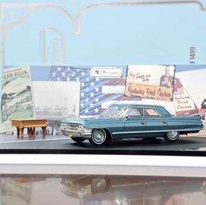 เอ็มเค มิเนียเจอร์ส 1:64 แคดิลแลค เดวิล กรีนบุ๊ค โมเดลรถอัลลอยด์ รุ่นแสดงนิทรรศการ ฉบับจำกัดจำนวน - Product Image 2