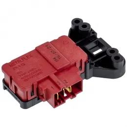 Interrupteur de verrouillage de porte de <span class=keywords><strong>machine</strong></span> <span class=keywords><strong>à</strong></span> <span class=keywords><strong>laver</strong></span> ZV-445 M5 avec temporisation pour lave-linge <span class=keywords><strong>à</strong></span> chargement frontal Haier Whirlpool <span class=keywords><strong>Fagor</strong></span> – Pièces de rechange - Product Image 2