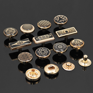 กระดุมสแน็ปอินโลหะผสมสังกะสีทนทานดีไซน์สีตามสั่ง - Product Image 4