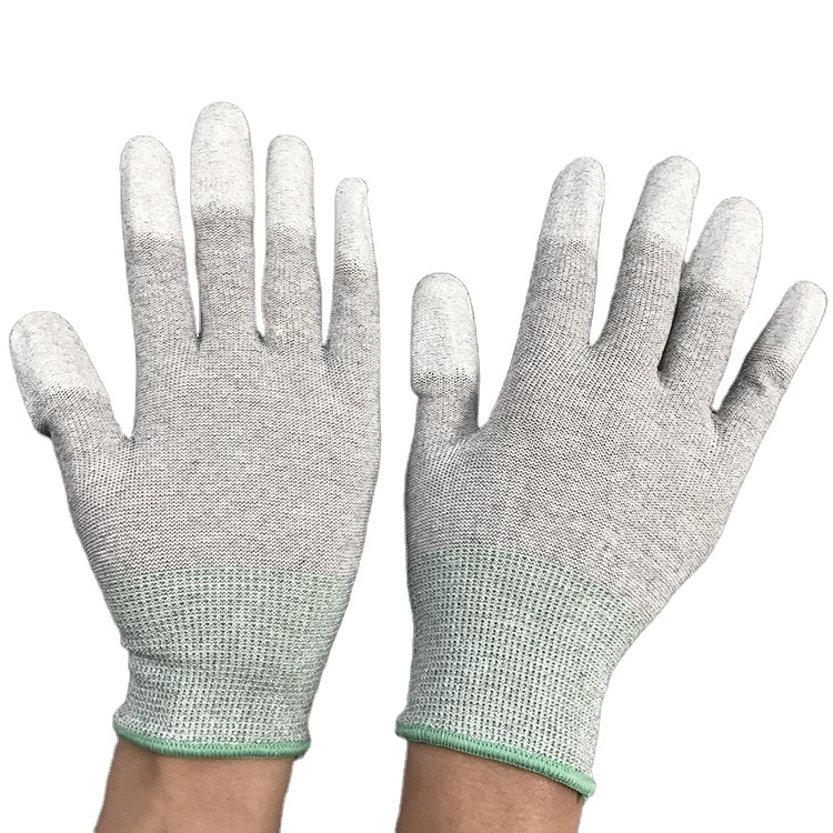 Safety Equipment Knitted Wrist White PU
