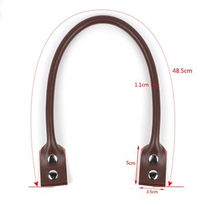 תיק עור לכה עור לבן עם רצועת כתף עם רצועת כתף סמרת תיק אבזם תיק פו רצועות 48 ס "מ החלפת תיק ידית - Product Image 4