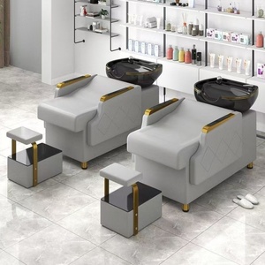 Équipement de coiffure de luxe, mobilier de coiffure, lavabo de coiffure, machine à shampooing, chaise de shampooing, salon de coiffure - Product Image 5