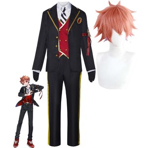 Costume <span class=keywords><strong>de</strong></span> cosplay pour hommes Twisted Wonderland Heartslabyul Ace Trappola Deuce Spade Trey Clover GAHC-040 - Product Image 1