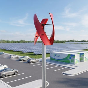 Nouvelle éolienne verticale 20 kW à faible régime et silencieuse pour l'énergie renouvelable connectée au réseau, générateur d'énergie libre pour ferme X-20 kW, faible régime de fonctionnement réduit les perturbations - Product Image 2