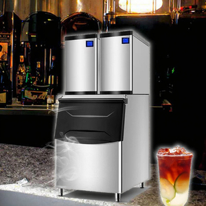 Machine à glaçons cubique automatique commerciale de haute qualité capacité de 1000kg pour le <span class=keywords><strong>recrutement</strong></span> mondial produit des blocs de glace - Product Image 1