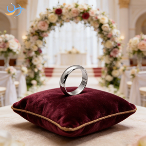 Bague de mariage unisexe confortable pour couple |   Bague de promesse gravable pour mariage, fiançailles et anniversaire - Product Image 6