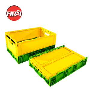 Best quality recycle collapsible stackable foldable plastic crates for banana folding moving box