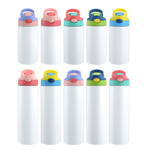Gobelet isotherme vierge pour sublimation, gamme complète, en acier inoxydable blanc, vente en gros, personnalisable avec logo, mug à transfert thermique - Product Image 2