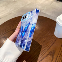 Étui de téléphone coréen à paillettes papillon pour iPhone DUO 18 Ultra 18Fold, coque rigide élégante, protection antichoc