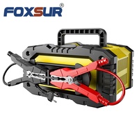 Cargador de Batería FOXSUR 12V 24V 10A, Cargador Automático Rápido de 10 amperios para Baterías de Litio Lifepo4, AGM, Gel, Plomo-Ácido, para Motocicletas, Camiones y Automóviles