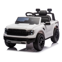 Voitures à pédales Ford F-150 sous licence, jouets pour enfants en plastique avec pneus en caoutchouc, licence 12V, voitures électriques à pédales pour enfants