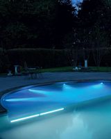 Lumière d'escalier moderne pour terrasse, jardin, allée, piscine, étanche IP68, en acier inoxydable 316, LED, contrôle DMX512