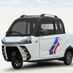 Electric Fully Enclosed <b>Cargo</b> Tricycle 1000W/1500W Three Wheeler Pickup Truck with Canopy Long Range - Product Image 4