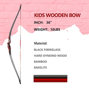 Arco de Arquería para Niños Old Mountain Little Hawk, de Madera Laminada Roja, 20 Libras, 42 Pulgadas - Product Image 5